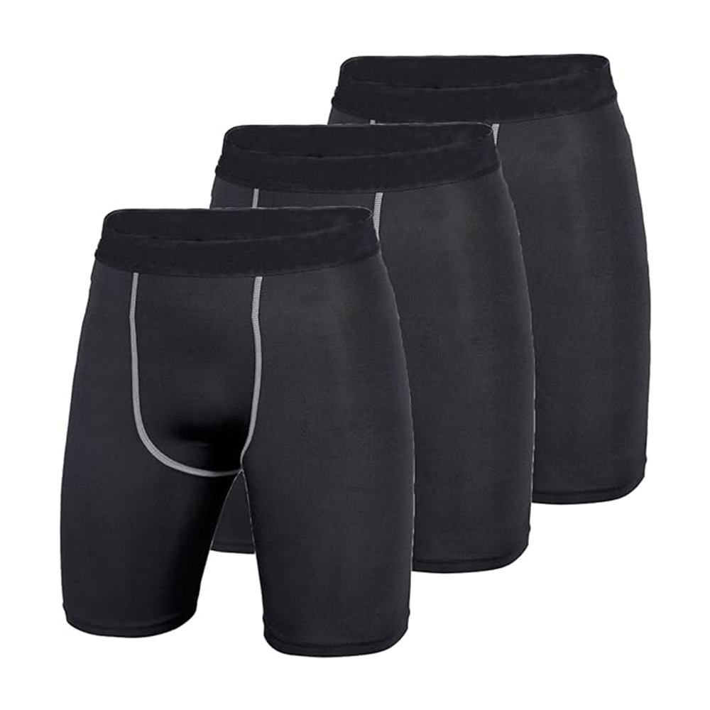 3 Pack Compression Shorts Men  - Compression Shorts Athletes ulasan dan harga