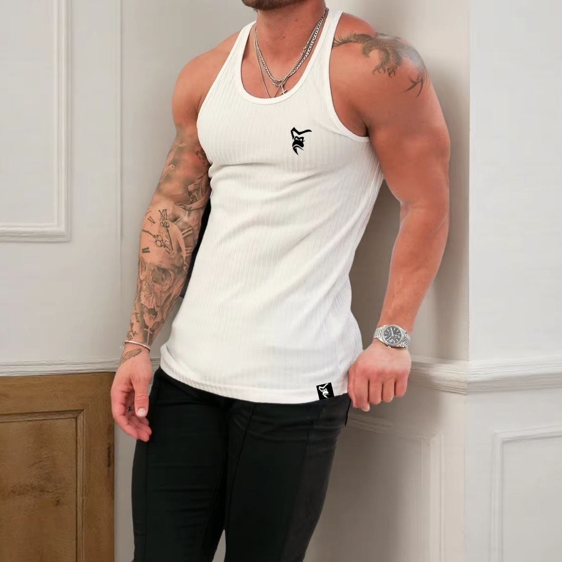 NEW Men's Quick Dry Running Ta - Sleeveless Undershirt ulasan dan harga