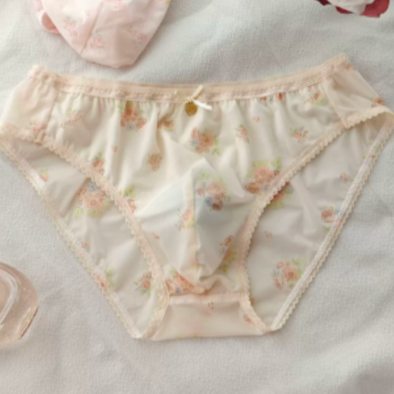 Japanese New Sweet Floral Bow  - Pouch Boxer Pouch ulasan dan harga