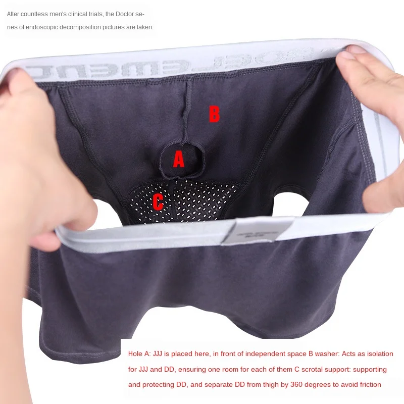 Men Ice Silk Separate Pouch Bo - Pouch Boxer Pouch ulasan dan harga